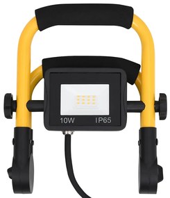 vidaXL Προβολέας LED με Λαβή Ψυχρό Λευκό 10 W