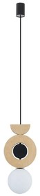 Φωτιστικό Οροφής Drops Wood B 11174 16x216,5cm 1xG9 12W Natural-Black Nowodvorski