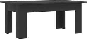 vidaXL Τραπεζάκι Σαλονιού Μαύρο 100 x 60 x 42 εκ. από Επεξ. Ξύλο