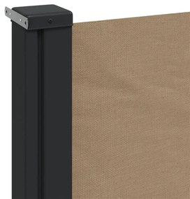 Σκίαστρο Πλαϊνό Συρόμενο Taupe 220 x 500 εκ. - Μπεζ-Γκρι