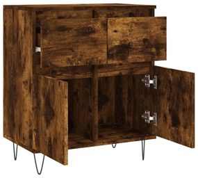 vidaXL Ντουλάπι Καπνιστή Δρυς 60x35x70 εκ. από Επεξεργασμένο Ξύλο