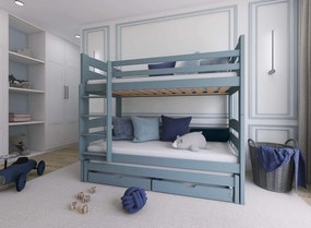 CEZAR 80x200 grey bunk bed Lano Furniture