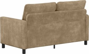 vidaXL Καναπές Taupe 156 x 81 x 87,5 εκ Πολυεστέρας