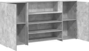 vidaXL Γραφείο υποδοχής 200x50x103,5 εκ. Επεξεργασμένο Ξύλο