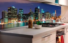 Αυτοκόλλητη φωτοταπετσαρία για βραδινή κουζίνα Μανχάταν - 180x60