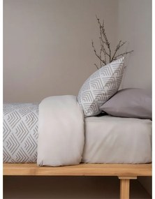 Σετ Σεντόνια Cotton Feelings 2048 Grey Διπλό με λάστιχο (150x205+30)