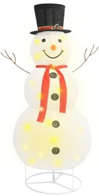 vidaXL Πιγκουίνος Χριστουγ. Φιγούρα Χιονάνθρωπος LED 180 εκ. Πολυτελές Ύφασμα