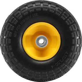 Ελαστικό VEVOR Solid PU Run-Flat Tire Wheel Flat Free Tubeless 25,4 cm 2-Pack 181,4 kg