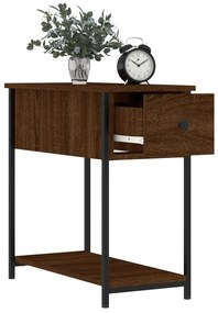 vidaXL Κομοδίνα 2 τεμ. Καφέ Δρυς 30 x 60 x 60 εκ. από Επεξεργ. Ξύλο