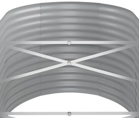 vidaXL Ζαρντινιέρα Ανθρακί 368x80x68 εκ Γαλβανισμένος χάλυβας