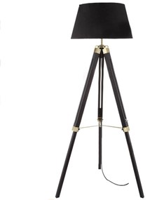 Φωτιστικό Δαπέδου TF17701FBBB Black Metal,Wood
