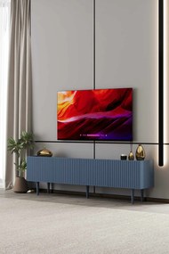 Έπιπλο Τηλεόρασης Μπλε CLORUS 180x29x20