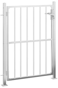 vidaXL Πόρτα Κήπου 100x120 εκ. από Ανοξείδωτο Ατσάλι