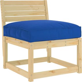 vidaXL Μαξιλάρι Βασιλικό Μπλε 70 x 70 x 12 cm Ύφασμα Όξφορντ