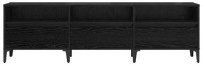 vidaXL Ντουλάπι TV Μαύρη δρυς 150 x 30 x 44.5 εκ. Επεξεργασμένο ξύλο