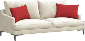 vidaXL Μαξιλάρι Καναπέ 2 pcs Κόκκινο 60 x 40 cm ύφασμα