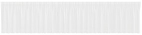 vidaXL Κουρτίνες με κουρτίνες Floral Λευκό 750 x 120 εκ. Πολυεστέρας
