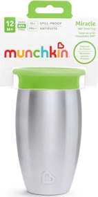 Ποτήρι Εκπαιδευτικό 296ml Munchkin Miracle Stainless Steel Cup Green