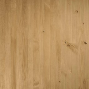 Γραφείο NOAIN με πόδια σχήματος Α 120x50x75 cm μασίφ ξύλο πεύκο - Καφέ