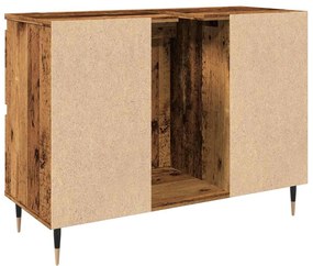 vidaXL Ντουλάπι Μπάνιου Παλαιό Ξύλο 80x33x60εκ. από Επεξεργασμένο Ξύλο