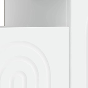 vidaXL Ντουλάπα LED Τηλεόρασης Λευκό Επεξεργασμένο Ξύλο