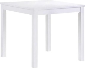 Τραπέζι 80x80cm Mdf NATURALE Λευκό