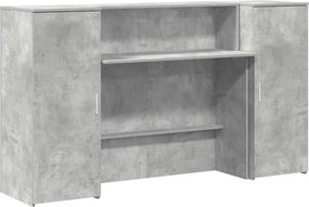 vidaXL Γραφείο υποδοχής 180x50x103,5 εκ. Επεξεργασμένο Ξύλο