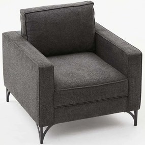Πολυθρόνα Berlin 825BLC2790 80x91x83cm Anthracite