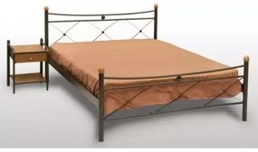 Delch Κρεβάτι Χιαστή Διπλο Μεταλλικό 160x200cm HouseSMetal-furniture283