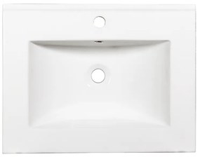 Νιπτήρας SLIM 60 γυαλιστερή πορσελάνη 60x46cm 3WBH060ΡC0