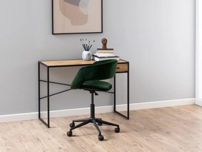 Καρέκλα γραφείου Oakland 342, Πράσινο, 87x56x54cm, 8 kg, Με μπράτσα, Με ρόδες, Μηχανισμός καρέκλας: Economic | Epipla1.gr