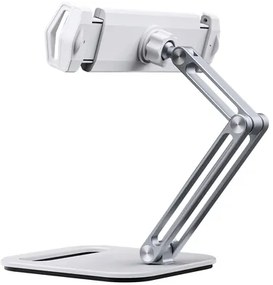CABLETIME μεταλλική βάση tablet CT-PS03-AS, 4-13", ρυθμιζόμενη, λευκή