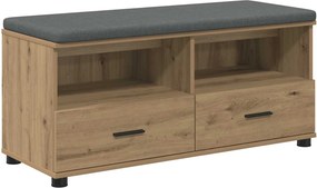vidaXL Παγκάκι Χαλωρίου Τεχνίτικη Δρυς 100 x 38 x 46 εκ
