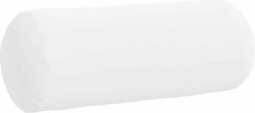 vidaXL Μαξιλάρια Στήριγμα 2 pcs Λευκό Ø 15 x 40 εκ ύφασμα