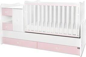BED MINI MAX NEW 190/72 COLOUR WHITE/ORCHID PINK