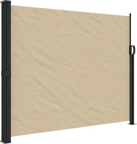 vidaXL Σκίαστρο Πλαϊνό Συρόμενο Μπεζ 160 x 600 εκ.