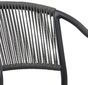 Καρέκλα Dakar Fylliana Γκρί 57x63x80 εκ. 57x63x80 εκ.
