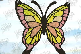 Intra απο ξύλο plywood 3mm-4mm πάχος Suncatcher πεταλούδας | CNC Δίασταση 30x20 cm INTRAFABR-123766008