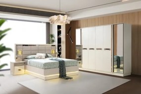 Σετ Κρεβατοκάμαρας 5τεμ. Πολυτελής & Εκλεπτυσμένος Σχεδιασμός 160x200 cm