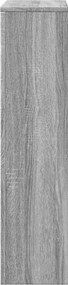 vidaXL Καπάκι Καλοριφέρ Γκρι Sonoma 104 x 20 x 82 cm