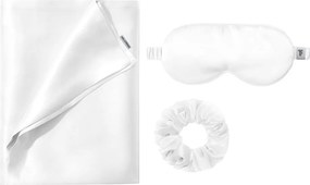 Μεταξωτή Μαξιλαροθήκη + Μάσκα Ύπνου + Scrunchie Feel & Touch Beauty Sleep Ice