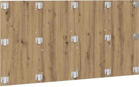 vidaXL Κεφαλάρι κρεβατιού Δρυς τεχνίτης 160x1,5x80 cm