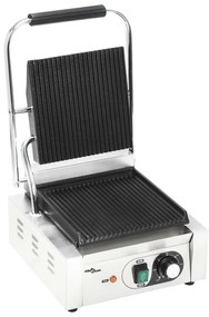 vidaXL Τοστιέρα Ραβδωτή Panini 1800 W 31x30,5x20 εκ. Ανοξείδωτο Ατσάλι