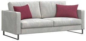 vidaXL Μαξιλάρι Καναπέ 2 pcs Κόκκινο 60 x 40 cm ύφασμα