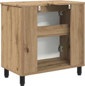 vidaXL Έπιπλο μπάνιου Artisan Δρυς 60 x 35 x 60 εκ. Επεξεργασμένο Ξύλο