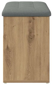 vidaXL Πάγκος παπουτσιών  Artisan Oak 82x32x45,5 cm Κατασκευασμένο ξύλο