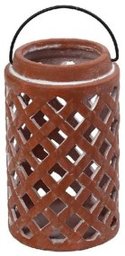 Φανάρι ERT338 12,5x12,5x20,5cm Terracotta Espiel Κεραμικό