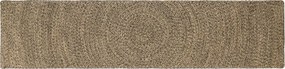 vidaXL Χαλιά χώρου Φυσικό και Μαύρο 60 x 300 cm Γιούτα