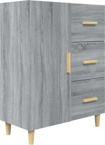 vidaXL Ντουλάπι Γκρι Sonoma 69,5 x 34 x 90 εκ. από Επεξεργασμένο Ξύλο