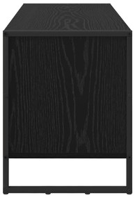 vidaXL Ντουλάπα Παπουτσιών με αποθήκευση Μαύρη Οξυά 60 x 35 x 44 εκ.